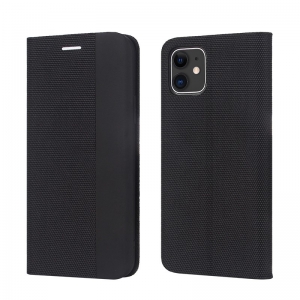 Dėklas Smart Senso Huawei P30 Lite / Nova 4E juodas