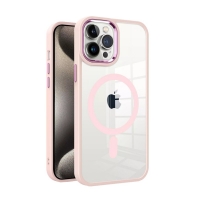 Dėklas Premium Mag Cover Apple iPhone 13 Pro rožinis