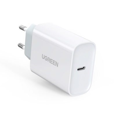 Įkroviklis Ugreen CD127 30W USB-C baltas Įkroviklis Ugreen CD127 30W USB-C baltas