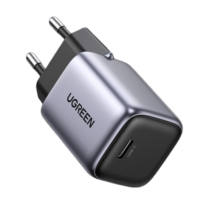 Įkroviklis Ugreen CD319 30W GaN USB-C juodas Įkroviklis Ugreen CD319 30W GaN USB-C juodas