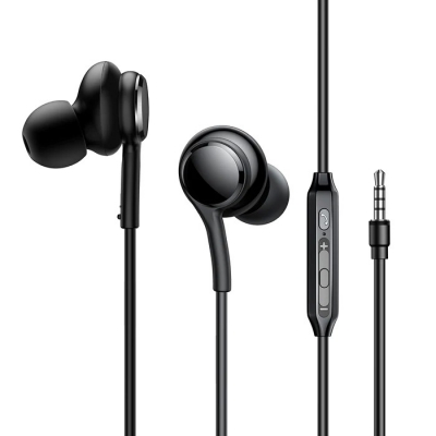 Ausinės Joyroom JR-EW02 3.5mm juodos Ausinės Joyroom JR-EW02 3.5mm juodos