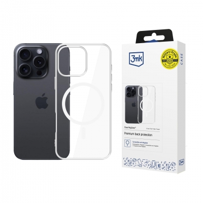 Dėklas 3mk Clear MagCase Apple iPhone 16 Pro Dėklas 3mk Clear MagCase Apple iPhone 16 Pro