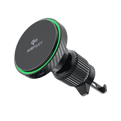 Automobilinis laikiklis-įkroviklis Acefast D33 MagSafe 15W juodas Automobilinis laikiklis-įkroviklis Acefast D33 MagSafe 15W juodas
