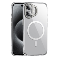 Dėklas Hoco VIP Magnetic Protective Case Apple iPhone 16 skaidrus
