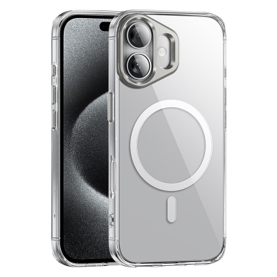 Dėklas Hoco VIP Magnetic Protective Case Apple iPhone 16 skaidrus Dėklas Hoco VIP Magnetic Protective Case Apple iPhone 16 skaidrus