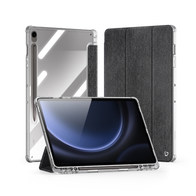 Dėklas Dux Ducis Unid Samsung X710 / X716 Tab S9 / X510 / X516 Tab S9 FE juodas