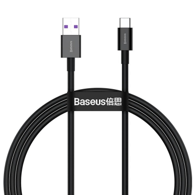 USB kabelis Baseus Superior iš USB į Type-C 66W 1.0m juodas CATYS-01 USB kabelis Baseus Superior iš USB į Type-C 66W 1.0m juodas CATYS-01