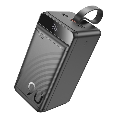 Išorinė baterija Power Bank Hoco J123D 22.5W+PD20W 90000mAh juoda Išorinė baterija Power Bank Hoco J123D 22.5W+PD20W 90000mAh juoda