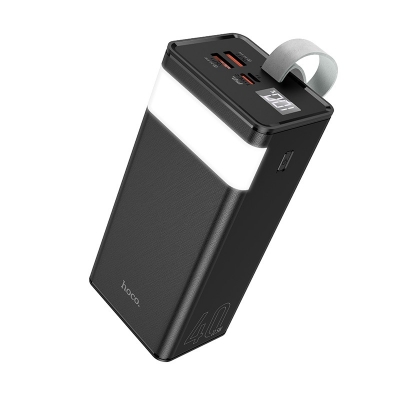 Išorinė baterija Power Bank Hoco J86 22.5W Quick Charge 3.0 40000mAh juoda Išorinė baterija Power Bank Hoco J86 22.5W Quick Charge 3.0 40000mAh juoda