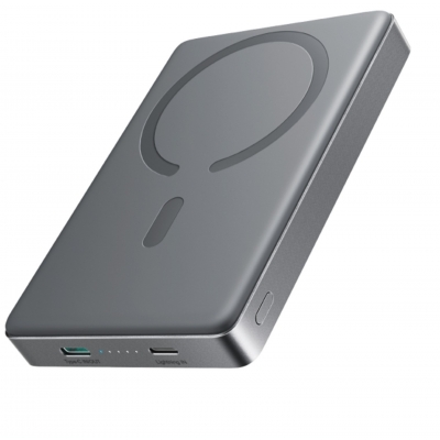 Išorinė baterija Power Bank Joyroom JR-PBM08 Pro 20W Magnetic Wireless 10000mAh Space Grey Išorinė baterija Power Bank Joyroom JR-PBM08 Pro 20W Magnetic Wireless 10000mAh Space Grey