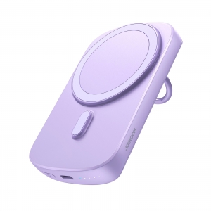 Išorinė baterija Power Bank Joyroom JR-W030 20W Magnetic Wireless 6000mAh violetinė