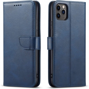 Dėklas Wallet Case Xiaomi Redmi Note 14 Pro 5G / Poco X7 mėlynas