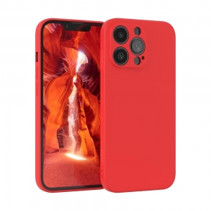 Dėklas Liquid Silicone 1.5mm Samsung S936 S25 Plus raudonas