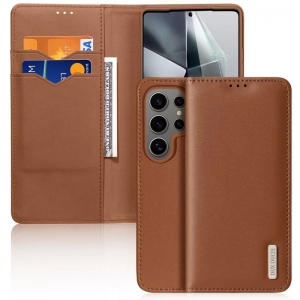 Dėklas Dux Ducis Hivo skirtas Samsung S938 S25 Ultra rudas