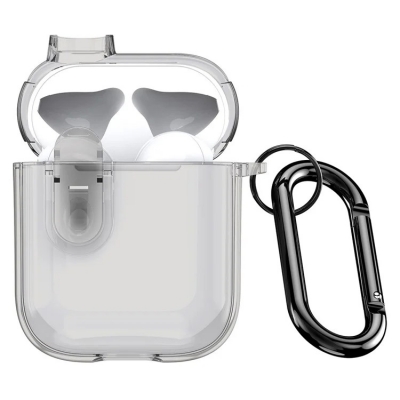 Dėklas Dux Ducis PECL Apple AirPods 1 / 2 pilkas Dėklas Dux Ducis PECL Apple AirPods 1 / 2 pilkas