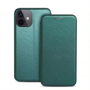 Dėklas Book Elegance Xiaomi Redmi Note 14 Pro 5G / Poco X7 tamsiai žalias