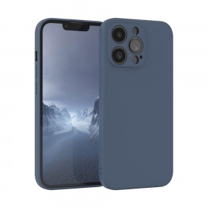 Dėklas Liquid Silicone 1.5mm Xiaomi Redmi Note 14 5G tamsiai mėlynas