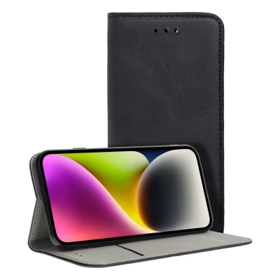 Dėklas Smart Magnetic Apple iPhone 16e juodas Dėklas Smart Magnetic Apple iPhone 16e juodas