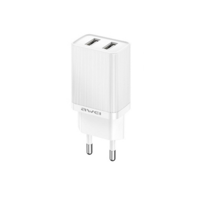 Įkroviklis Awei C15-EU 10W 2xUSB-A baltas Įkroviklis Awei C15-EU 10W 2xUSB-A baltas