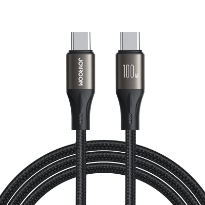 USB kabelis Joyroom SA25-CC5 USB-C to USB-C 100W 1.2m juodas USB kabelis Joyroom SA25-CC5 USB-C to USB-C 100W 1.2m juodas