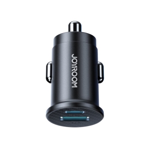 Automobilinis įkroviklis Joyroom JR-CCN16 USB-A / USB-C 15W juodas