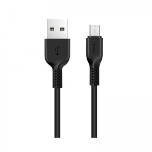USB kabelis Hoco X20 USB-A to MicroUSB 2.0m juodas