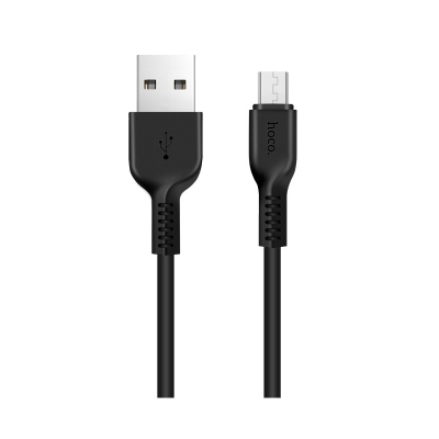 USB kabelis Hoco X20 USB-A to MicroUSB 2.0m juodas USB kabelis Hoco X20 USB-A to MicroUSB 2.0m juodas