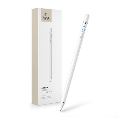 Valdymo lazdelė Tech-Protect Active Stylus Pen baltas Valdymo lazdelė Tech-Protect Active Stylus Pen baltas