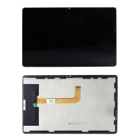 Ekranas Samsung X210 / X215 / X216 Tab A9 Plus 11.0 su lietimui jautriu stikliuku juodas