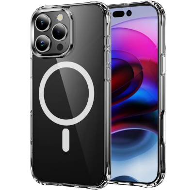 Dėklas Perfectionists Clear Mag Case Apple iPhone 15 Pro skaidrus
