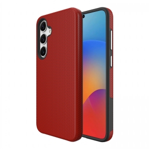 Dėklas Perfectionists Triangle Case Samsung S926 S24 Plus / S936 S25 Plus raudonas