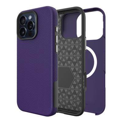 Dėklas Perfectionists Triangle Mag Case Apple iPhone 13 Pro violetinis Dėklas Perfectionists Triangle Mag Case Apple iPhone 13 Pro violetinis