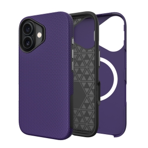 Dėklas Perfectionists Triangle Mag Case Apple iPhone 13 / 14 violetinis