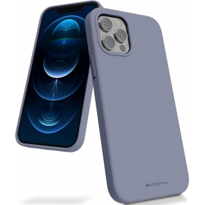 Dėklas Mercury Silicone Case Samsung S931 S25 levandos pilka