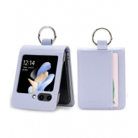 Dėklas Mercury Basic Diary Samsung F741 Z Flip6 levandos pilka