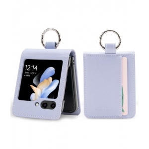 Dėklas Mercury Basic Diary Samsung F741 Z Flip6 levandos pilka