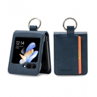 Dėklas Mercury Basic Diary Samsung F741 Z Flip6 tamsiai mėlynas