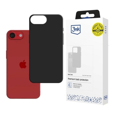 Dėklas 3mk Matt Case Apple iPhone 16e juodas Dėklas 3mk Matt Case Apple iPhone 16e juodas