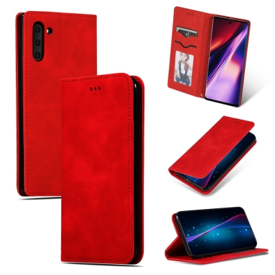 Dėklas Business Style Samsung S937 S25 Edge raudonas Dėklas Business Style Samsung S937 S25 Edge raudonas