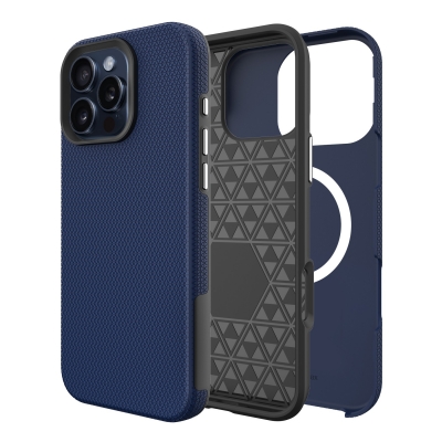 Dėklas Perfectionists Triangle Mag Case Apple iPhone 16 Pro Max tamsiai mėlynas Dėklas Perfectionists Triangle Mag Case Apple iPhone 16 Pro Max tamsiai mėlynas