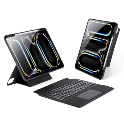 Dėklas su klaviatūra Dux Ducis DK Apple iPad Pro 13 2024 / 2025 juodas Dėklas su klaviatūra Dux Ducis DK Apple iPad Pro 13 2024 / 2025 juodas