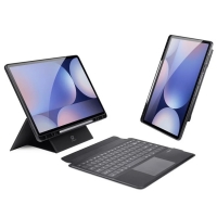 Dėklas su klaviatūra Dux Ducis DK Samsung X920 / X926 Tab S10 Ultra / X910 / X916 Tab S9 Ultra / X900 / X906 Tab S8 Ultra juodas