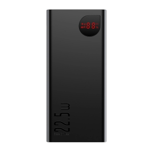 Išorinė baterija Power Bank Baseus Adaman 22.5W 20000mAh juoda PPAD070101