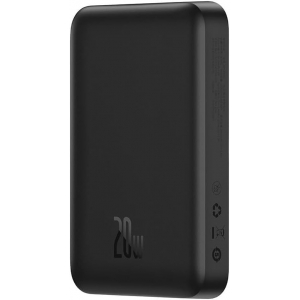 Išorinė baterija Power Bank Baseus Magnetic Mini Air 20W 10000mAh juoda P10059001113-00