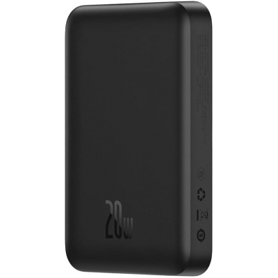 Išorinė baterija Power Bank Baseus Magnetic Mini Air 20W 10000mAh juoda P10059001113-00 Išorinė baterija Power Bank Baseus Magnetic Mini Air 20W 10000mAh juoda P10059001113-00