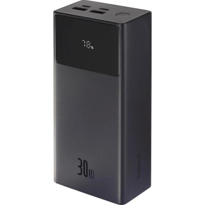 Išorinė baterija Power Bank Baseus StarLord 30W 30000mAh juoda P10022905113-00 Išorinė baterija Power Bank Baseus StarLord 30W 30000mAh juoda P10022905113-00