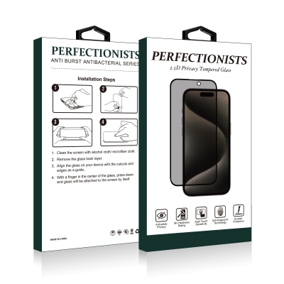 LCD apsauginis stikliukas 2.5D Privacy Perfectionists Samsung A266 A26 5G juodas LCD apsauginis stikliukas 2.5D Privacy Perfectionists Samsung A266 A26 5G juodas