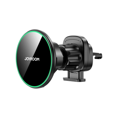 Automobilinis laikiklis-įkroviklis Joyroom JR-ZS412 Qi2 MagSafe 15W juodas Automobilinis laikiklis-įkroviklis Joyroom JR-ZS412 Qi2 MagSafe 15W juodas