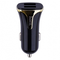 Automobilinis įkroviklis Hoco Z31 Quick Charge 3.0 (3.4A) su 2 USB jungtimis juodas