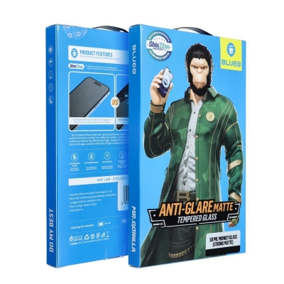LCD apsauginis stikliukas 5D Mr. Monkey Glass (Strong Matte) Apple iPhone 13 Pro Max / 14 Plus juodas LCD apsauginis stikliukas 5D Mr. Monkey Glass (Strong Matte) Apple iPhone 13 Pro Max / 14 Plus juodas